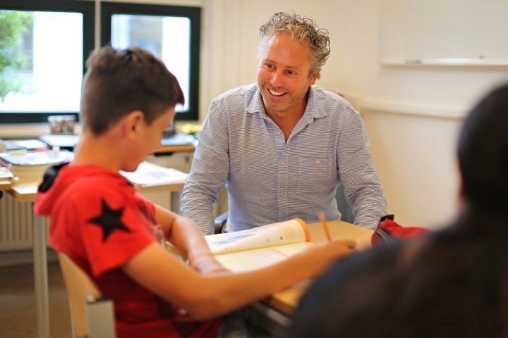 Plusklas afbeelding leerling + leerkracht
